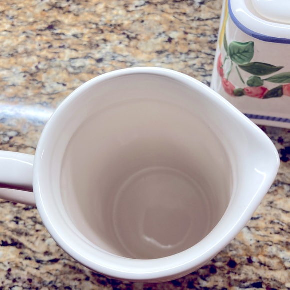 RAE DUNN “Lemonade” Ceramic Pitcher - Picture 5 of 7